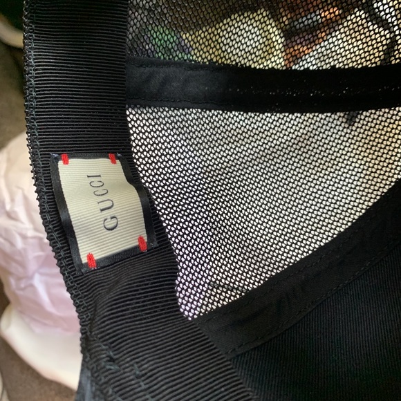 🔥SALE🔥Authentic GUCCI Leather/mesh stars Unisex cap/hat - Picture 2 of 10